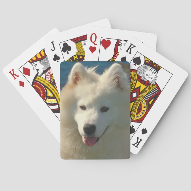 Samoyed Dog Playing Cards (Back)