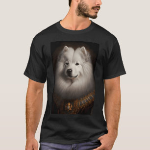 Samoyed Dog Vintage Portrait 40 T-Shirt