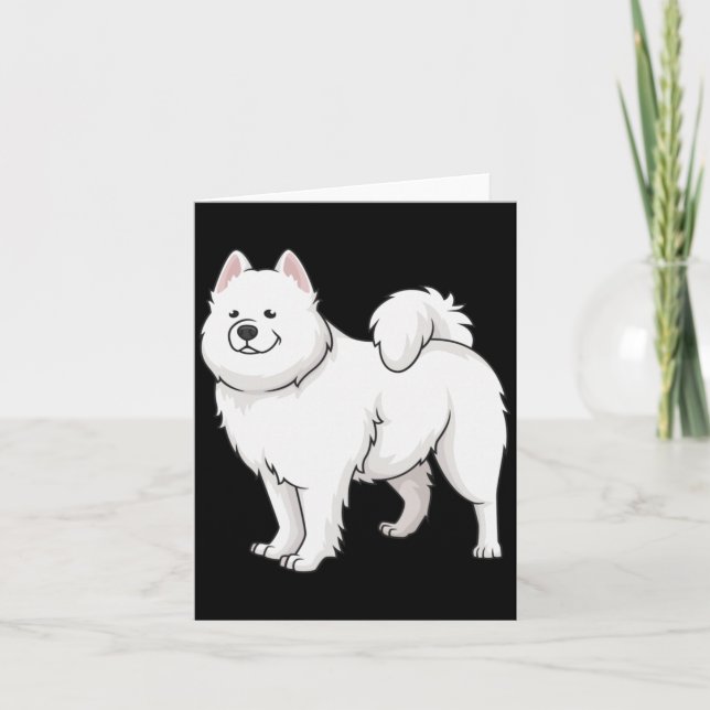 Samoyed Dogs Gorgeous Samoyed Dog Funny Cute Card (Front)