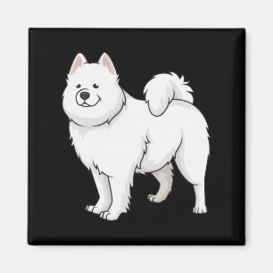 Samoyed Dogs Gorgeous Samoyed Dog Funny Cute Magnet