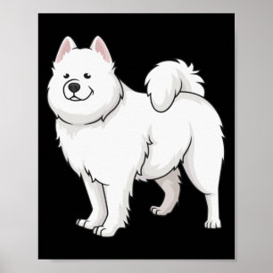 Samoyed Dogs Gorgeous Samoyed Dog Funny Cute Poster