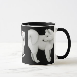 Samoyed Dogs Ringer Mug