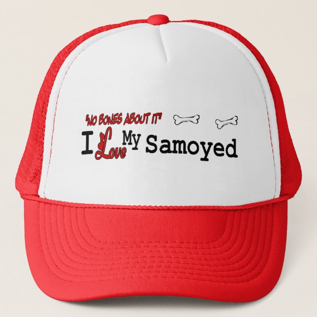 Samoyed Gifts Trucker Hat (Front)