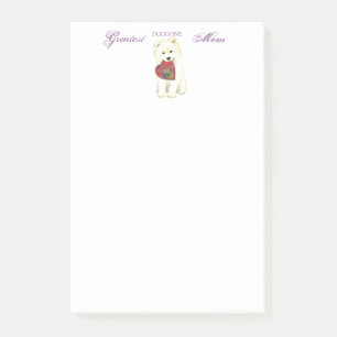 Samoyed Heart Mum Post-it Notes