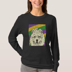Samoyed Jester Mardi Gras Dog Mom or Dad T-Shirt