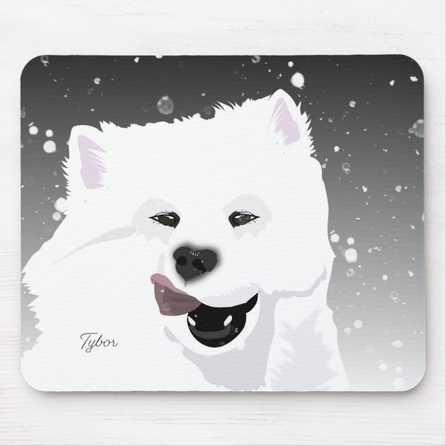 Samoyed Mouse Pad (Front)