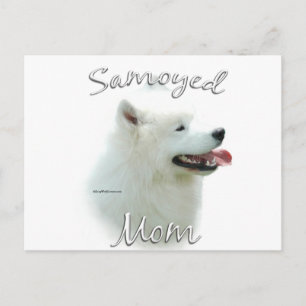 Samoyed Mum 2 Postcard