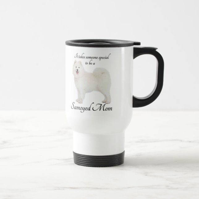 Samoyed Mum Travel Mug (Right)
