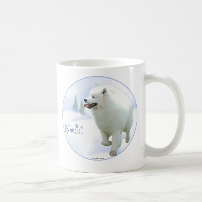 Samoyed Noel Coffee Mug (Right)