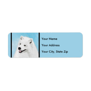 Samoyed Painting - Cute Original Dog Art