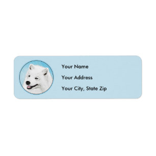 Samoyed Painting - Cute Original Dog Art