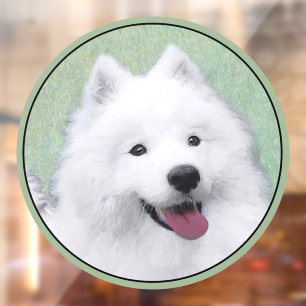 Samoyed Painting - Cute Original Dog Art