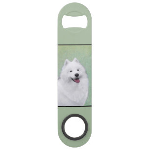 Samoyed Painting - Cute Original Dog Art