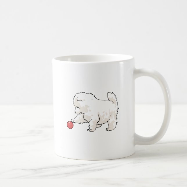 SAMOYED PUPPY COFFEE MUG (Right)
