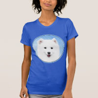 Samoyed Puppy Painting - Cute Original Dog Art