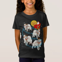 Samoyed Reindeer Christmas Lights Pajama