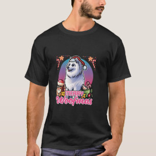 Samoyed Santa Claus Coffee Mug Merry Christmas Dog T-Shirt