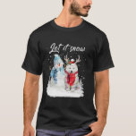 Samoyed Santa Dog Christmas Snowman Xmas Pajama T-Shirt<br><div class="desc">Samoyed Santa Dog Christmas Snowman Xmas Pajama</div>