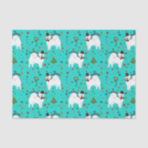 Samoyed "Snazzy Sam" Holiday Wrapping Tissue