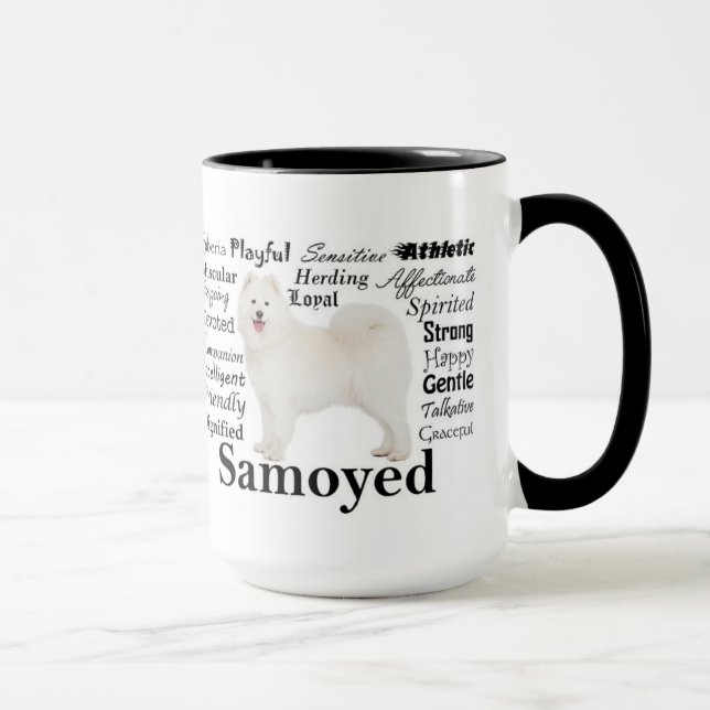 Samoyed Traits Mug (Right)