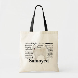 Samoyed Traits Tote Bag