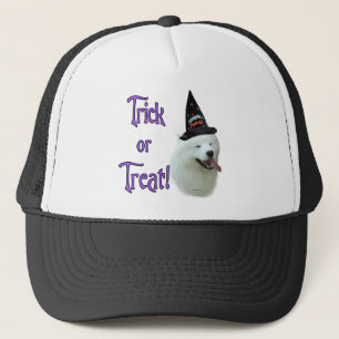 Samoyed Trick Trucker Hat