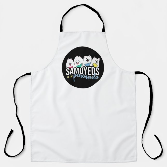 Samoyeds of the peninsula logo apron (Front)