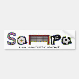 Sampa - São Paulo, City's Characteristics and Sym Bumper Sticker