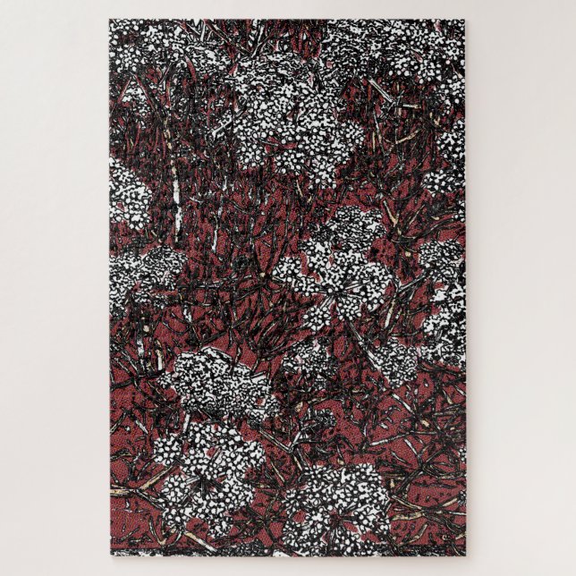 Samphire abstract design jigsaw puzzle (Vertical)
