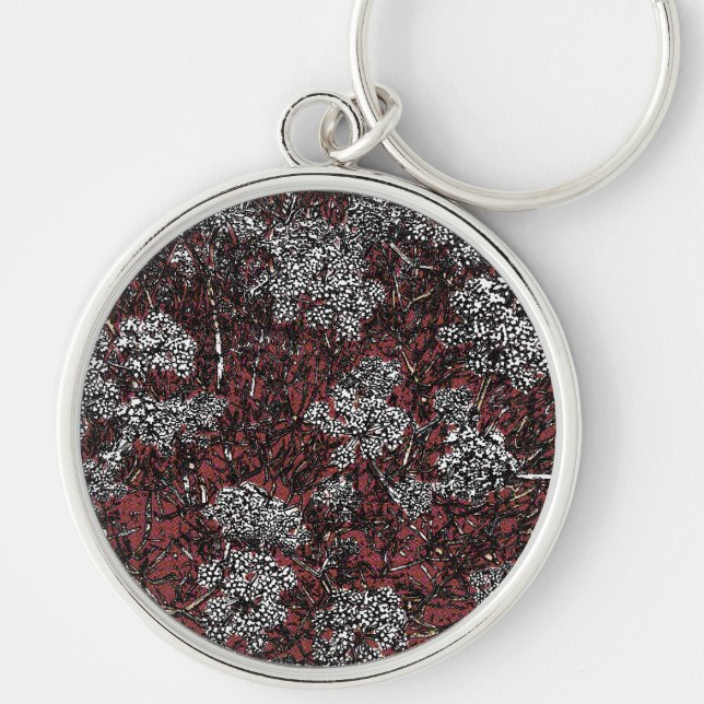 Samphire abstract design key ring (Front)