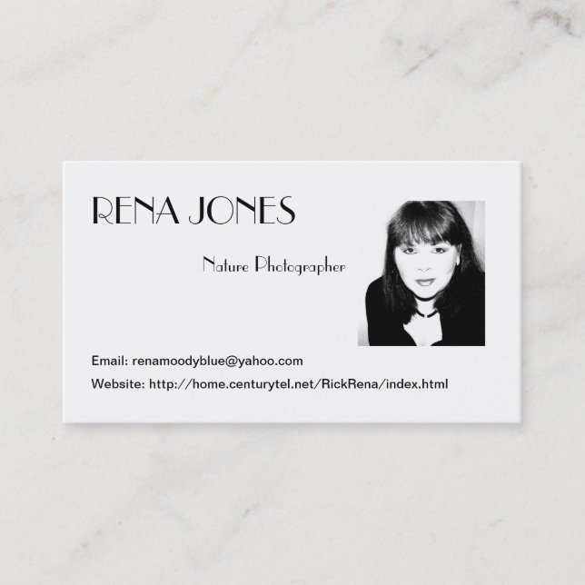 Sample Business Card (Front)