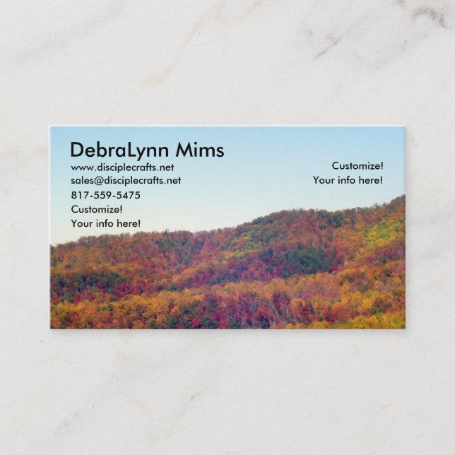 Sample Business Card 5 (Front)