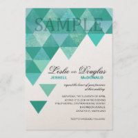 SAMPLE champagne shimmer Geometric Triangles teal