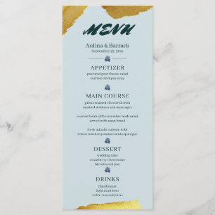 Sample classic Golden purple green  Menu