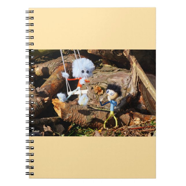 Sample Fubby on rocking. Notebook (Front)