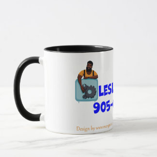 Sample mug to advertise your business.