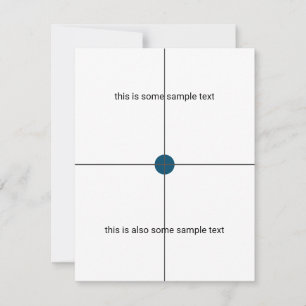 sample test RSVP card