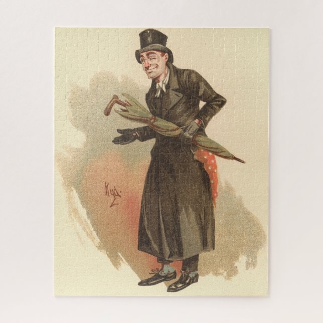 Sampson Brass, Kyd, Dickens The Old Curiosity Shop Jigsaw Puzzle (Vertical)