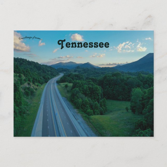 Sams Gap Tennessee Postcard (Front)