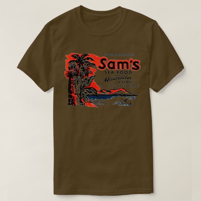 Sams Seafood T-Shirt (Design Front)