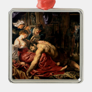 Samson and Delilah, c.1609 Metal Tree Decoration