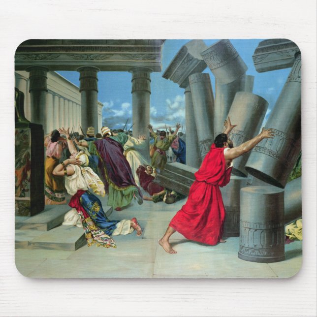 Samson and Delilah Mouse Pad (Front)