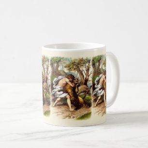 Samson And The Lion Coffee Mug