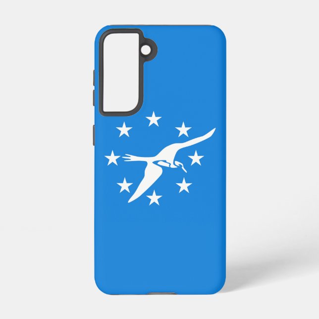 Samsung Galaxy S21 Case Flag of Corpus Christi (Back)