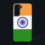 Samsung Galaxy S21 Case Flag of India<br><div class="desc">Add a touch of Indian pride to your Samsung Galaxy S21 with our exclusive cover featuring the flag of India! Crafted with meticulous attention to detail, this cover celebrates Indian heritage and cultural richness. The design proudly showcases the iconic tricolor pattern of saffron, white, and green, with the Ashoka Chakra...</div>