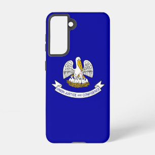 Samsung Galaxy S21 Case Flag of Louisiana, U.S.A.