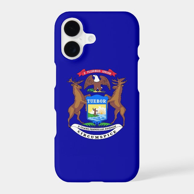 Samsung Galaxy S21 Case Flag of Michigan (Back)