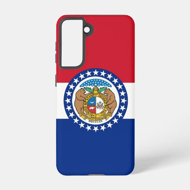 Samsung Galaxy S21 Case Flag of Missouri (Back)