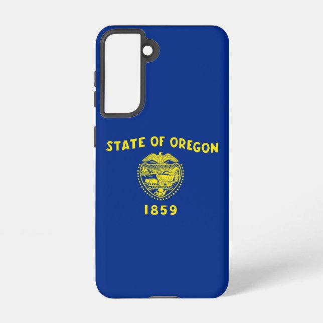 Samsung Galaxy S21 Case Flag of Oregon (Back)