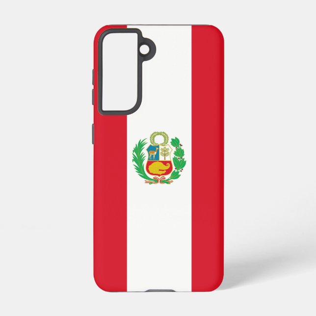 Samsung Galaxy S21 Case Flag of Peru (Back)